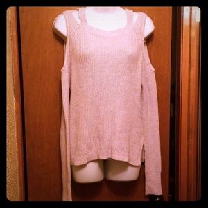 Hollister Cold Shoulder Sweater Sz S